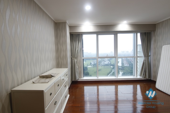 Spacious high floor 4 bedrooms apartment for rent in Ciputra, Tay Ho, Hanoi